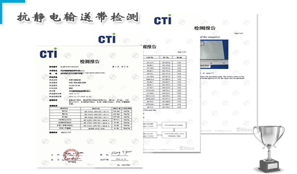 抗静电输送带检测报告